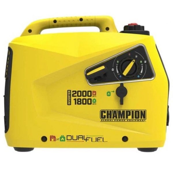 Інверторний двопаливний генератор Champion 82001I-DF-EU 2.0 кВт