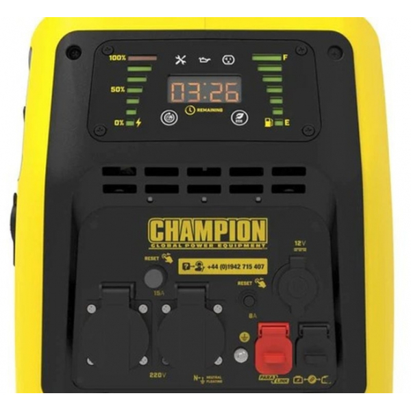 Інверторний двопаливний генератор Champion 82001I-DF-EU 2.0 кВт