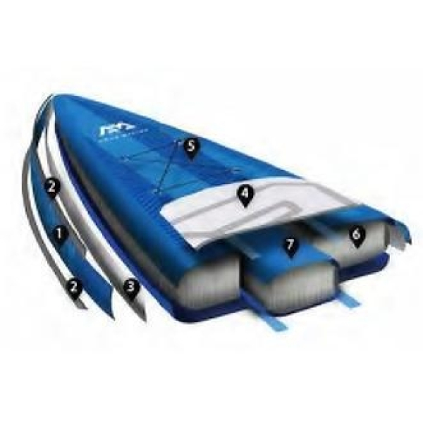 Дошка SUP Aqua-Marina Hyper-Touring iSUP 3.81м/15см