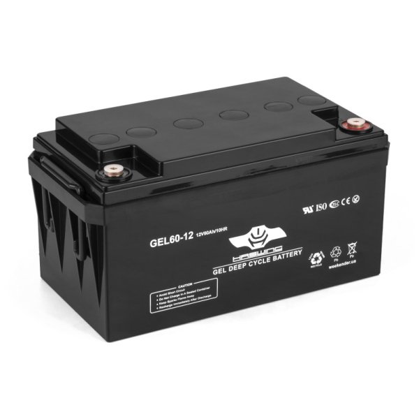 Аккумулятор гелевый Haswing 60AH 12V, 60AH Gel H