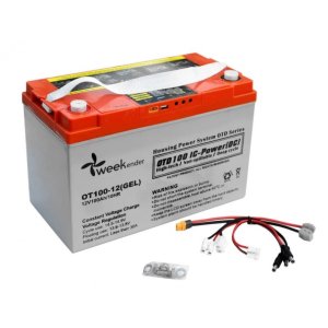 Гелевий акумулятор Weekender DS 100Ah 12V з дисплеєм