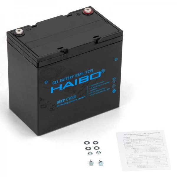 Акумулятор гелевий Haibo 45AH 12V