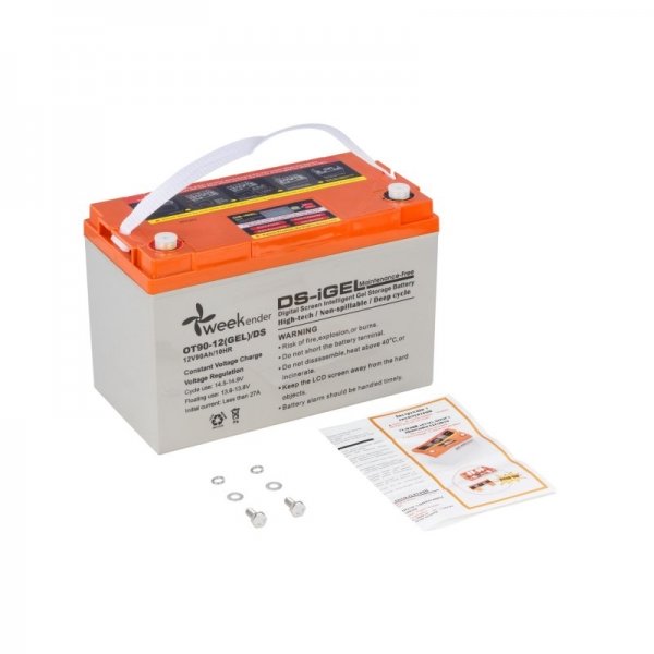 Аккумулятор гелевый Weekender DS 90Ah 12V с дисплеем