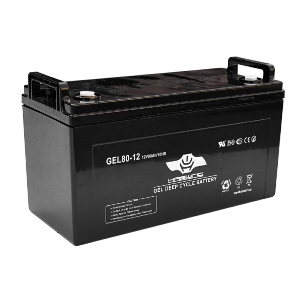 Акумулятор гелевий Haswing 80AH 12V, 80AH Gel H