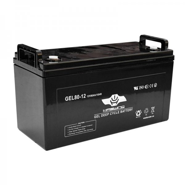 Аккумулятор гелевый Haswing 80AH 12V, 80AH Gel H