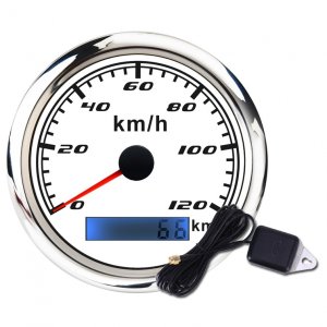 GPS спідометр 0-120 км/год WPSP270-GPS-120W білий
