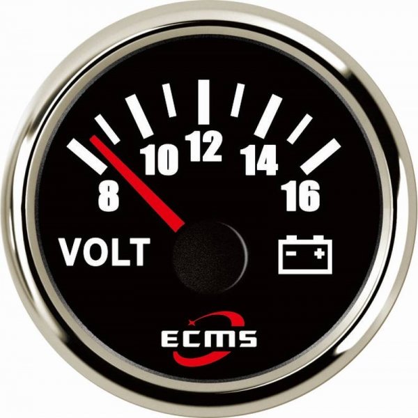 Вольтметр ECMS CMV2-BS-8-16 чорний