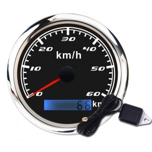 GPS спідометр 0-60 км/год WPSP270-GPS-60B чорний