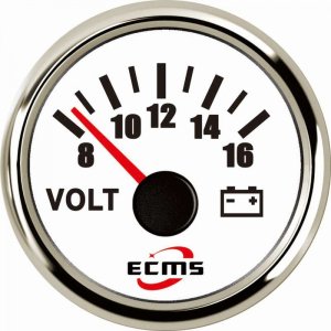 Вольтметр ECMS CMV2-WS-8-16 белый