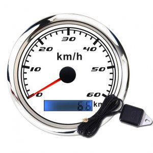 GPS спідометр 0-60 км/год WPSP270-GPS-60W білий
