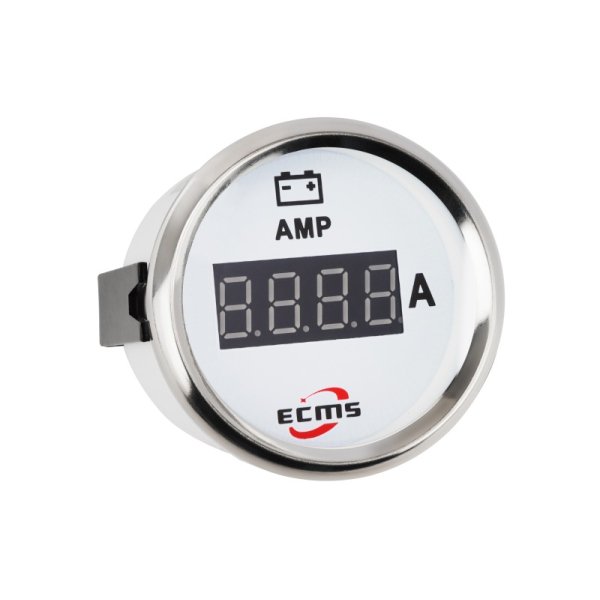 Цифровий амперметр ECMS PEA-WS±150A білий 52мм