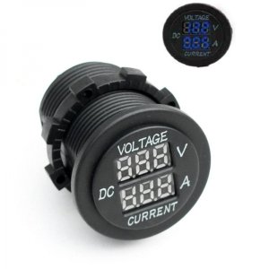 Вольтметр та амперметр круглий