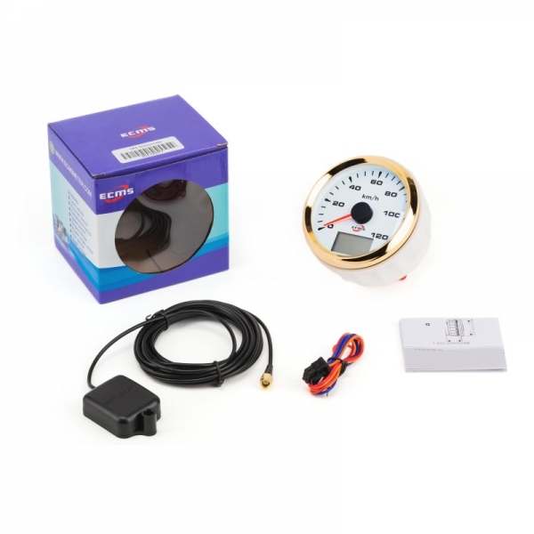 GPS спідометр ECMS HMG3-BG-120KL білий