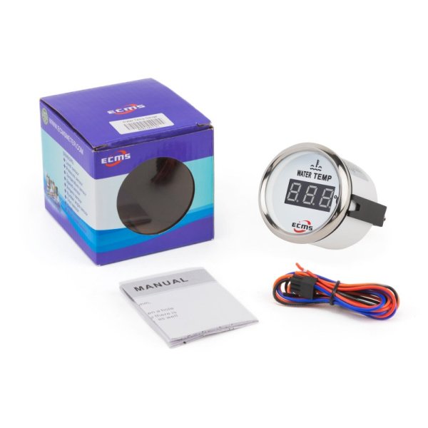 Цифровий покажчик температури води ECMS PET2-WS-20-120 білий