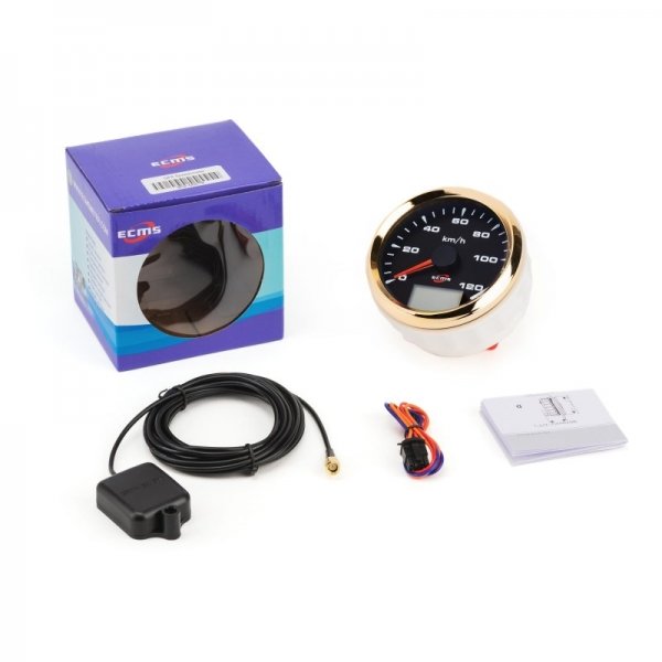 GPS спідометр ECMS HMG3-BG-120KL чорний