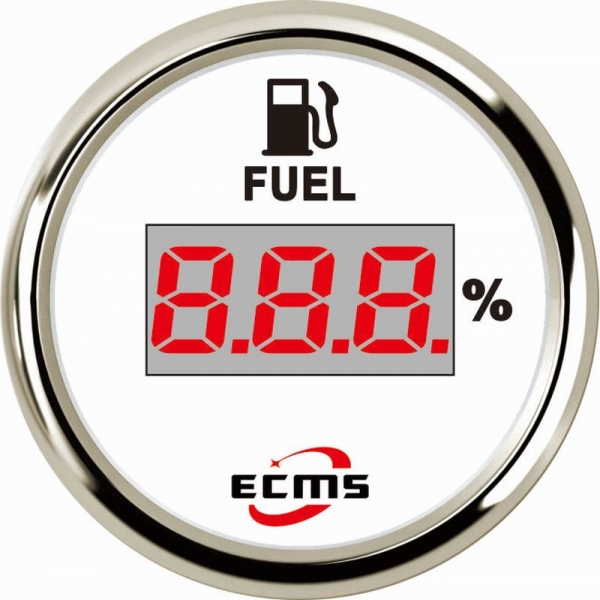 Цифровий покажчик рівня палива ECMS CEF2-WS-240-33 білий