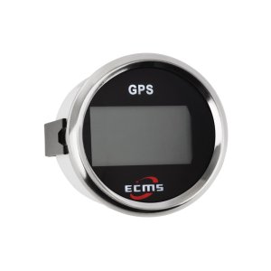 GPS спідометр ECMS PLG2-BS-GPS з компасом чорний
