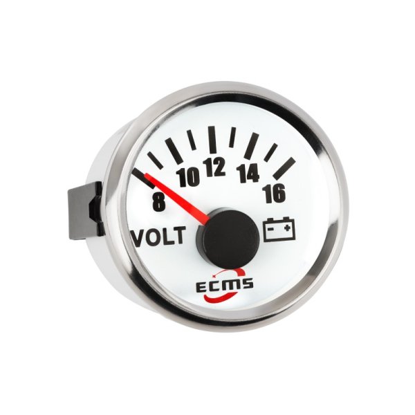 Вольтметр ECMS PMV2-WS-8-16 білий