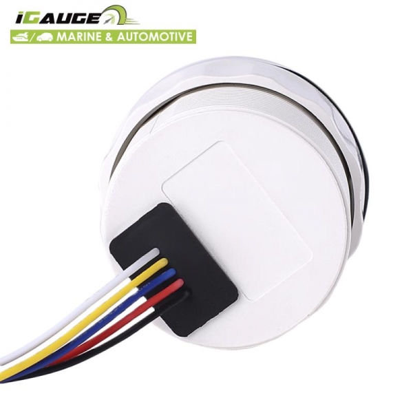 Вольтметр iGauge WKVOW-90W816 52 мм білий (з функцією попередження)