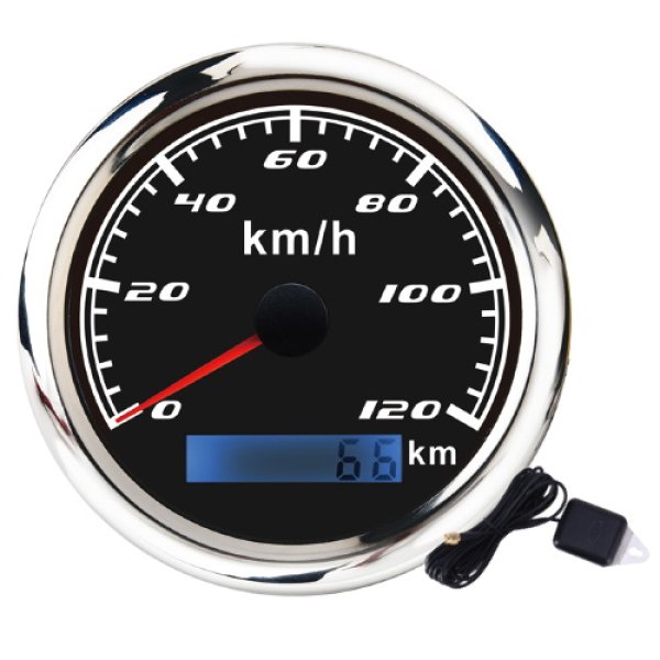 GPS cпидометр 0-120 км/ч WPSP270-GPS-120B чёрный