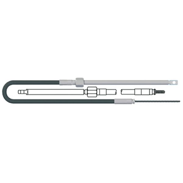 Рульовий трос М66 Pretech 22 ft 6.70 м (нержавіюча сталь)