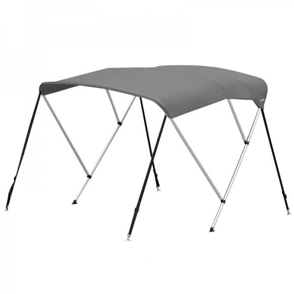 OS Тент для лодки ПВХ Bimini Top 3 вигини 1.5-1.7 м сірий
