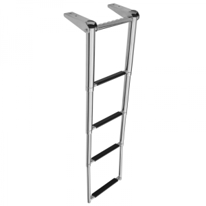 Сходи 4 сходи 1110404 телескоп. з ручкою нержавіюча сталь