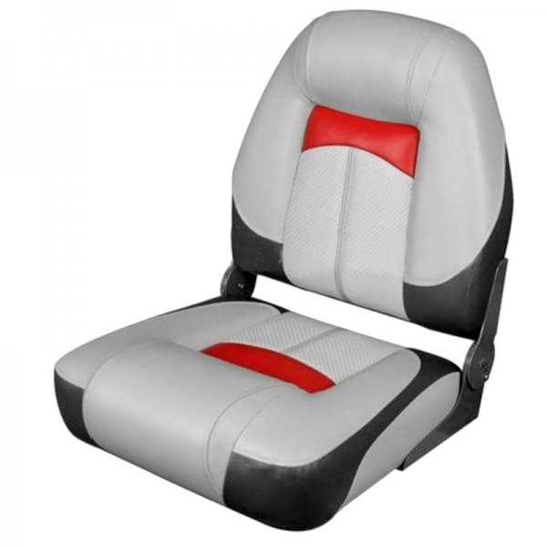 Сидіння Premium High Back Сірий/Вугілля/Червоний (76223GCR)