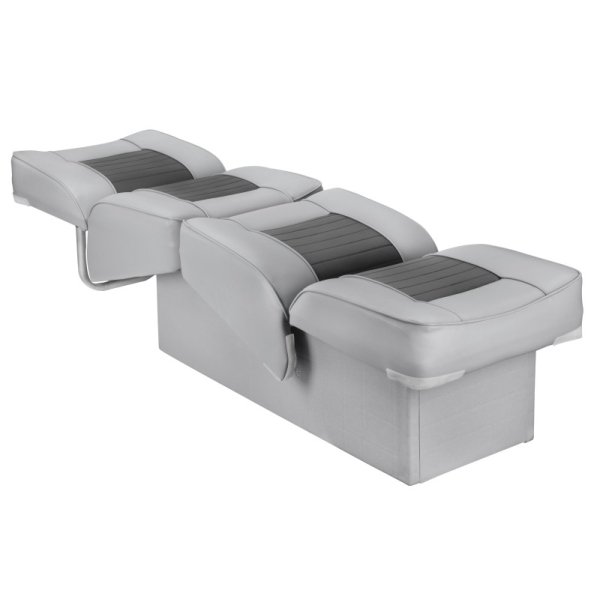 Двойное сиденье/кровать Back-to-Back Lounge серо-угольное (75112GC)