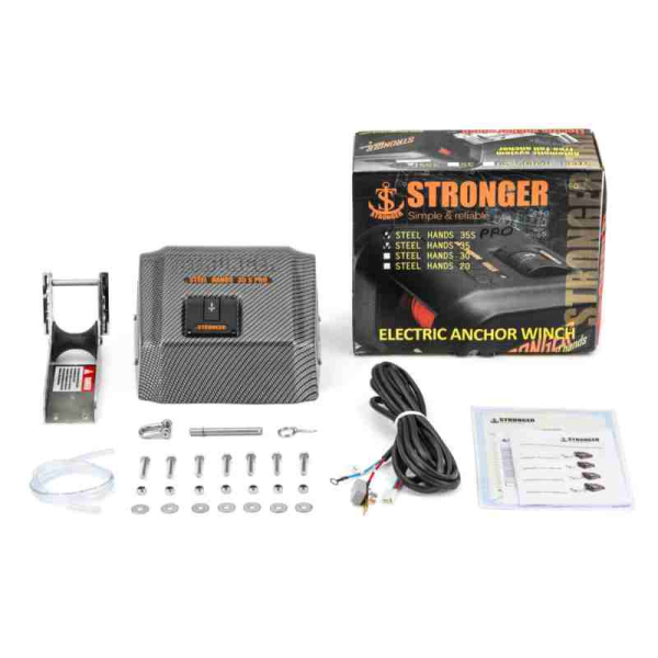 Якірна лебідка Stronger Steel Hands 35S Pro морська серія безшумне скидання