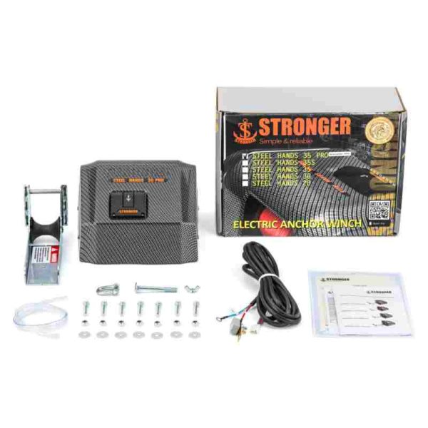 Якірна лебідка Stronger Steel Hands 35 Pro безшумне скидання
