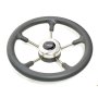 Рульове колесо Pretech 32 см, сіре, нержавіюча сталь (Pretech GS) Рульове колесо Pretech 32 см, сіре, нержавіюча сталь (Pretech GS)