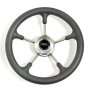 Рульове колесо Pretech 32 см, сіре, нержавіюча сталь (Pretech GS) Рульове колесо Pretech 32 см, сіре, нержавіюча сталь (Pretech GS)