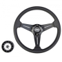 Рульове колесо Pretech 35 см, чорний (HD-5125D black)