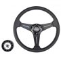 Рульове колесо Pretech 35 см, чорний (HD-5125D black) Рульове колесо Pretech 35 см, чорний (HD-5125D black)