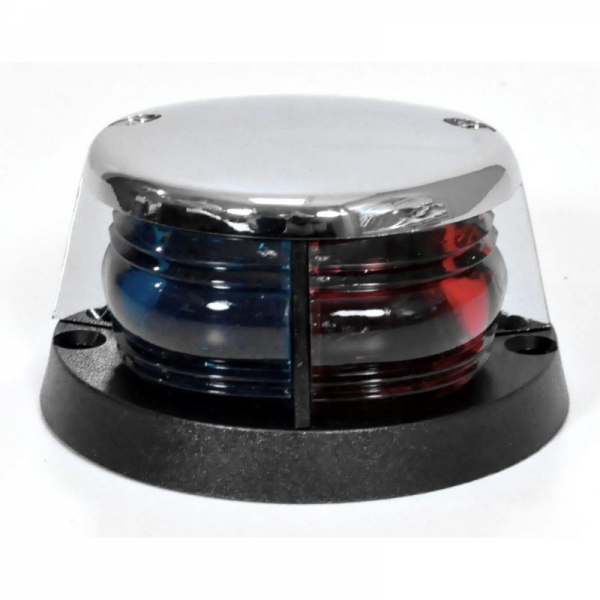 Навигационный огонь 00154-LD красно-зелёный LED корпус хром