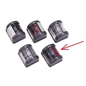 Навигационный огонь 00151-LD красно-зелёный LED чёрный корпус