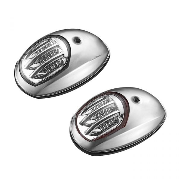 Пара навігаційних вогнів C91106S-B LED корпус нержавіюча сталь