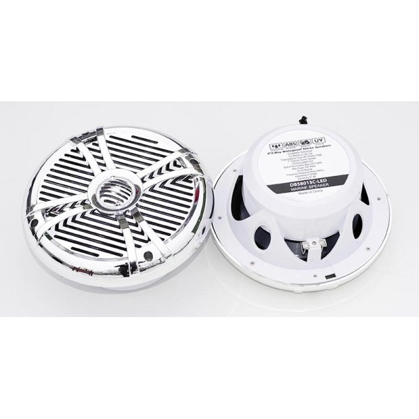 Двухполосные морские динамики с LED подсветкой (DBS8013C-LED)