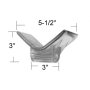Блокуючий упор 5-1/2 3" чорний C11303B Блокуючий упор 5-1/2 3" чорний C11303B