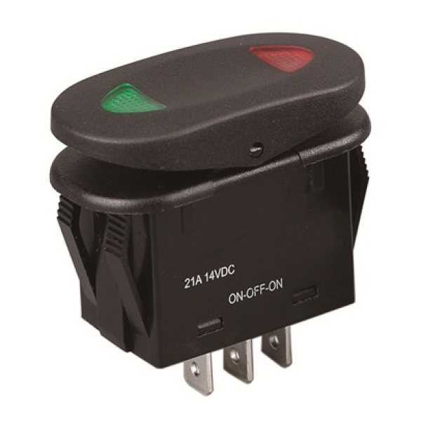 Тумблер SPDT, on-off-on, w/4 pins AAA (10115-01)