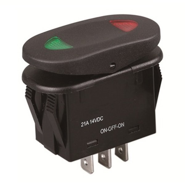 Тумблер SPDT, on-off-on, w/4 pins AAA (10115-01)