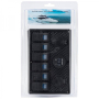 Панель на 6 перемикачів 12/24V (HF60-326B) Панель на 6 перемикачів 12/24V (HF60-326B)