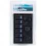Панель на 6 переключателей 12/24V (HF60-326B)