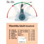 Система дистанционного управления С2 с подгазовкой 7 pin, Pull