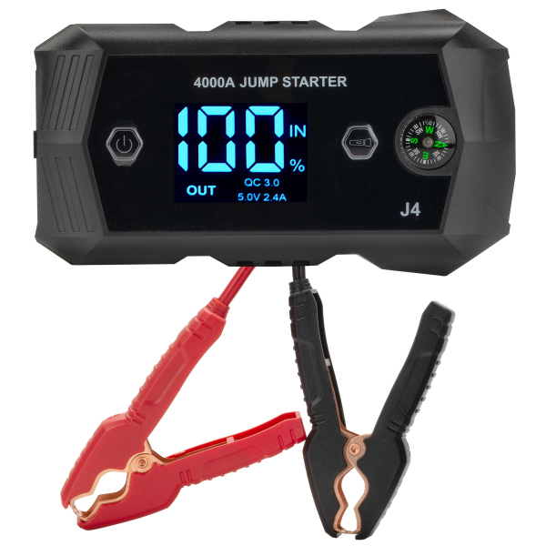 Пуско-зарядний пристрій HT-RC Car Jumper 10000 mAh power bank 4000A J4 Jump Starter