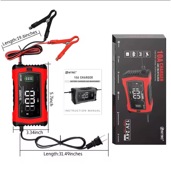 Зарядное устройство HT-RC 10A 12V/24V для LiFePO4 AGM GEL АКБ