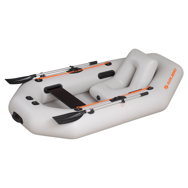 Крісло надувне Kolibri світло-сіре