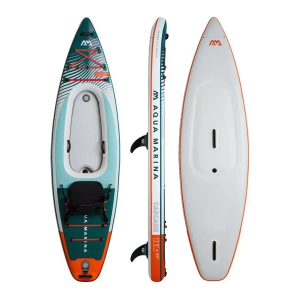 Aqua Marina Cascade 340 × 89 × 20 см — гібрид SUP-каяк 2-в-1 із сидінням (BT-24CAP)