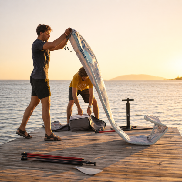 Aqua Marina Ray (Світлова серія RAY) 335 × 84 × 15 см — надувна SUP дошка